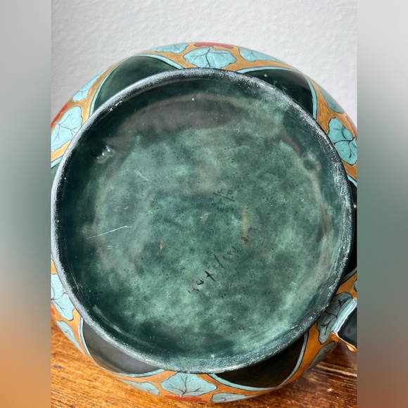 Antique JP Limoges France Handpainted Grape Motif Cider Pitcher - Picture 11 of 12